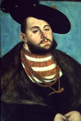 Portrait of John Frederick the Magnanimous (1503-54) Elector of Ernestine of Saxony 1531