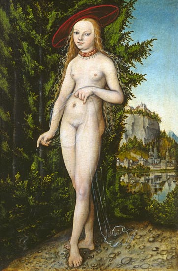 Venus in a landscape von Lucas Cranach d. Ä.