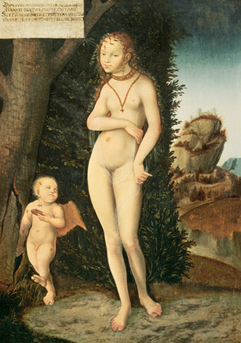 Venus with Cupid the Honey Thief von Lucas Cranach d. Ä.