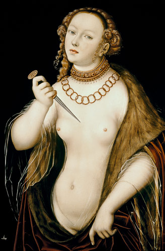 The Suicide of Lucretia von Lucas Cranach d. Ä.