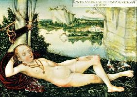 The River Nymph Resting c.1530
