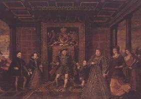 The Family of Henry VIII: An Allegory of the Tudor Succession c.1570-75