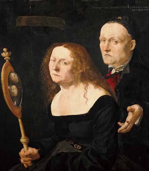 Der Maler Hans Burgkmair und seine Frau Anna. 1527