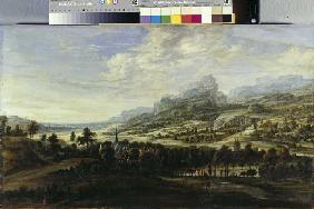 Landschaft mit Kirche Um 1650/60