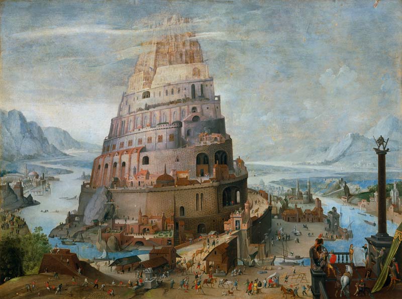 Der Turmbau zu Babel von Lucas van Valckenborch