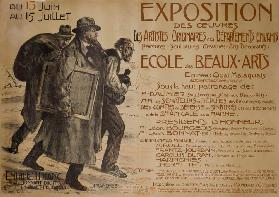 Exposition des oeuvres des artistes originaires des Départements envahis co + cole des Beaux-Arts 1915