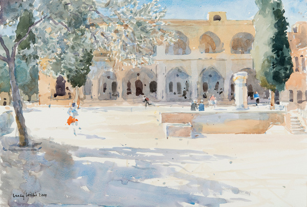 Batei Mahase Square, Old Jerusalem von Lucy Willis