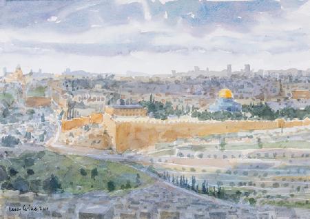 Jerusalem from The Mount Of Olives 2019
