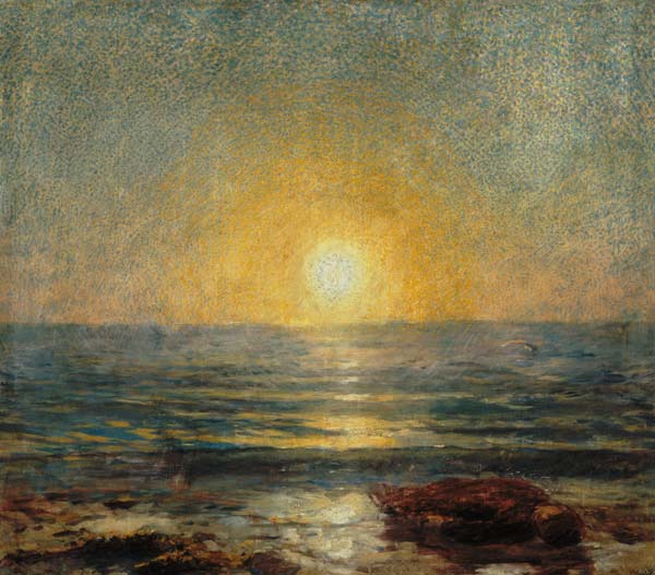 Sonnenuntergang am Meer, von Ludwig de Laveaux