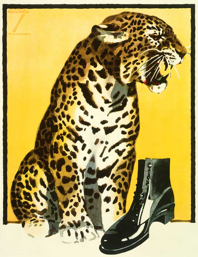 Plakat für Schuhwerbung von Ludwig Hohlwein