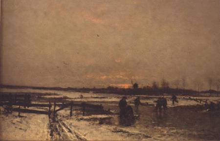 Winter Scene von Ludwig Munthe