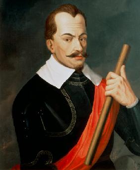 Portrait of Albrecht Wenzel Eusebius von Wallenstein (1583-1634) Duke of Friedland and Mecklenburg a