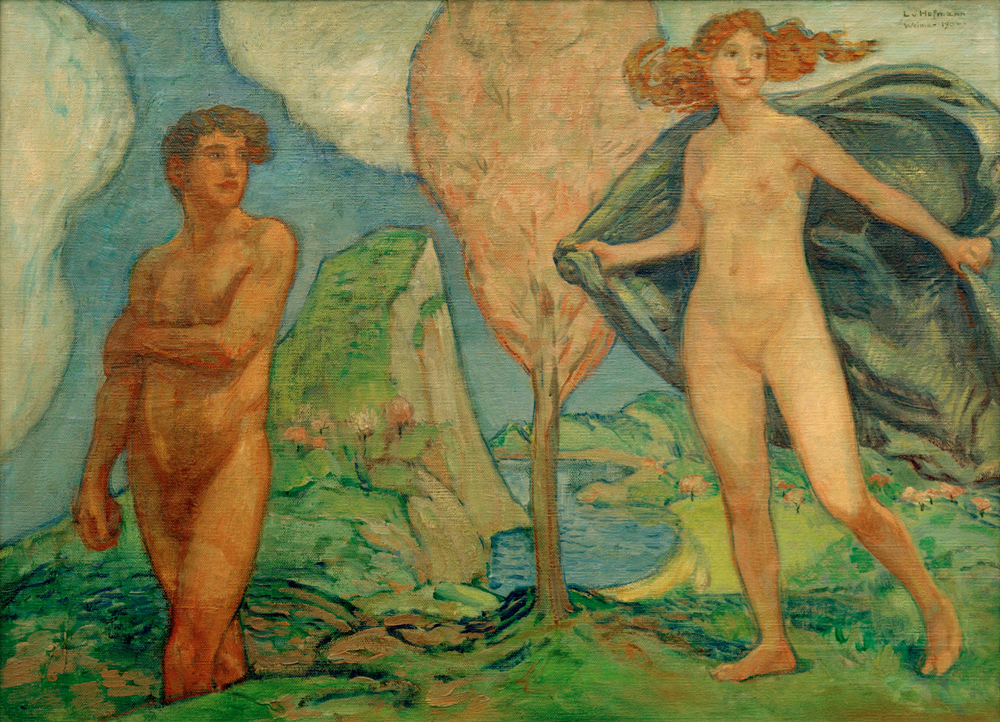 Adam und Eva von Ludwig von Hofmann