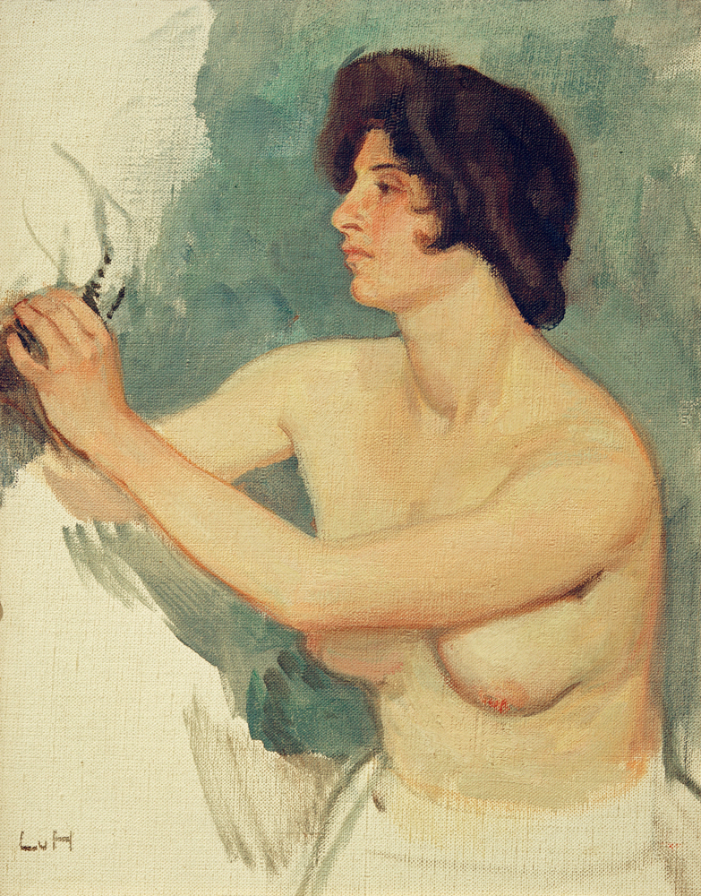 Frauenstudie von Ludwig von Hofmann