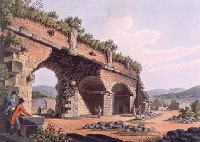 Part of the Grand Gallery of the Temple of Diana, Ephesus, plate 42 from 'Views in the Ottoman Domin 1810