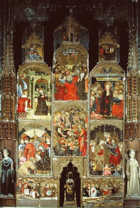 Altarpiece of the Virgin von Luis Borrassá
