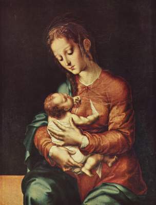 Maria mit Kind von Luis de Morales