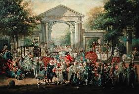 A Fiesta in a Botanical Garden 1775