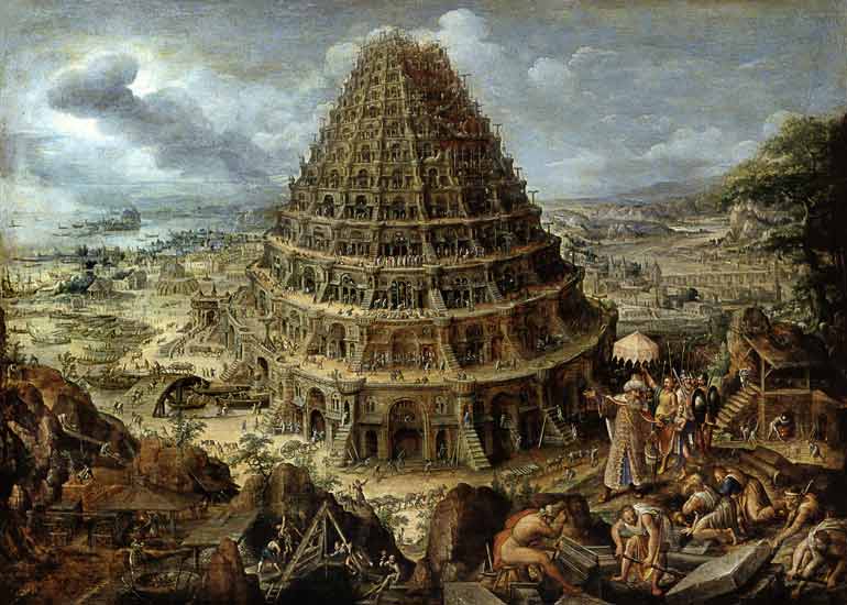 Der Turmbau zu Babel von Maerten van Valckenborch