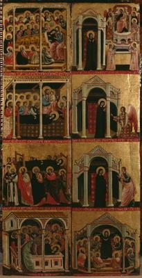 Tryptic of the Virgin, right and left panels (see also 279476 and 279477) (oil on panel) 1827