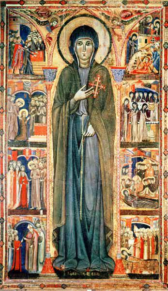 St. Clare with Scenes from her Life 14th