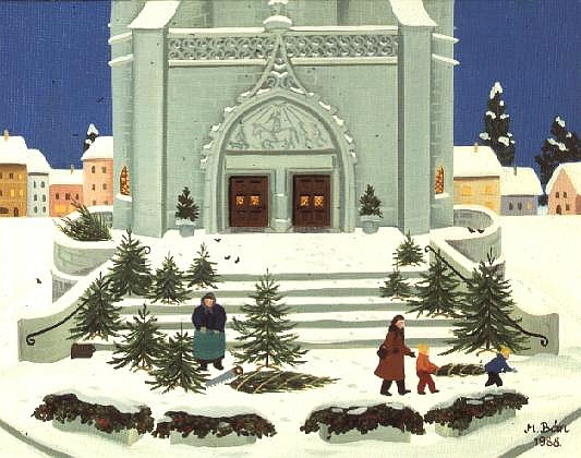 Christmas Tree Selling, 1988  von Magdolna  Ban