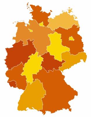 Deutschland Karte VII von Manuel Lesch