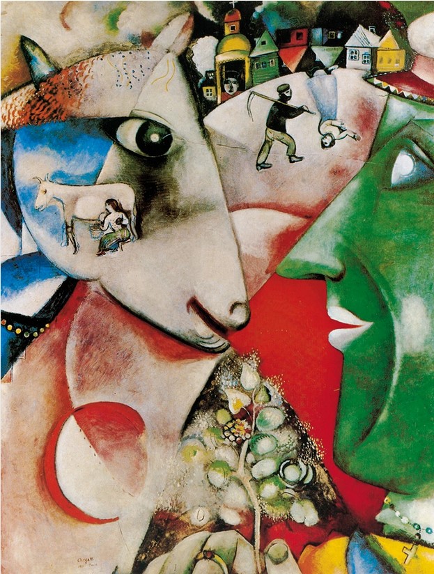 I and the village, 1911 von Marc Chagall