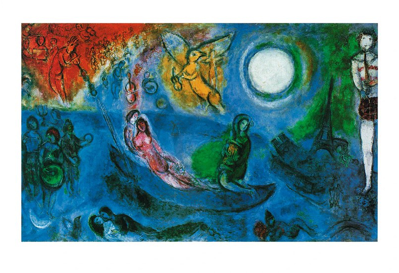 Il concerto, 1957  - (MCH-269) von Marc Chagall