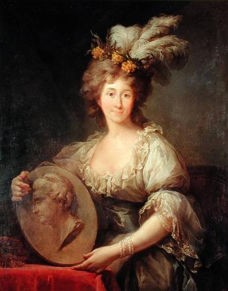 Portrait of Anne Biron (1750-1850) Princess of Courland von Marceli Bacciarelli