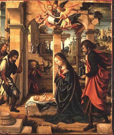 Adoration of the Shepherds von Marcellus Coffermans