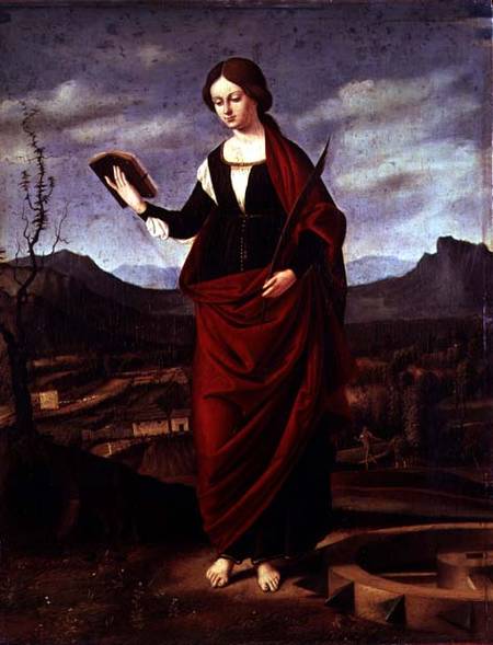 St. Catherine of Alexandria von Marco Basaiti