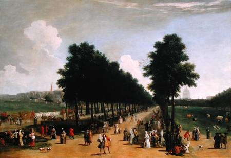 View of the Mall and St. James's Park von Marco Ricci