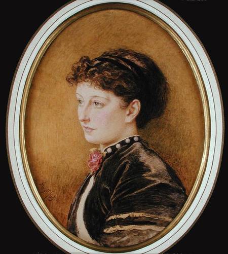 Kate Collins (nee Dickens) 1865 von Marcus Stone