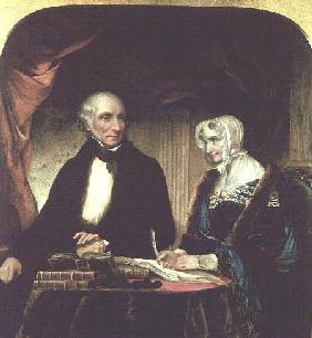 Portrait of William and Mary Wordsworth 1839