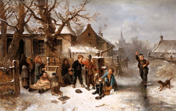 Winterfreuden von Mari Johann M.Henri Ten Kate