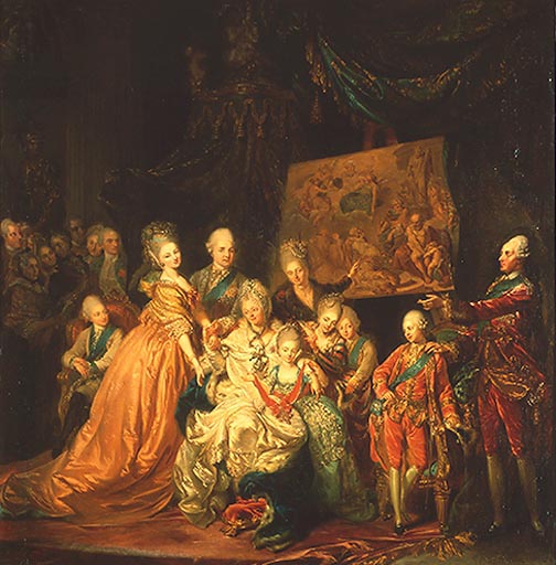 Maria Antonia v.Sachsen u.Kinder von Maria Antonia Kurfuerstin Friedrich Christian von Sachsen