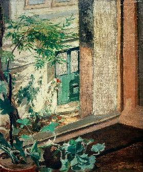 Blick aus dem Atelierfenster 1899