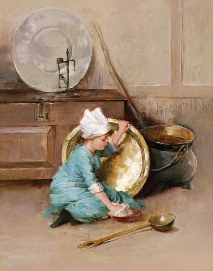 Polishing Brass c.1900