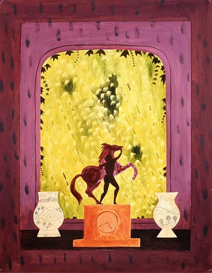 Fenetre du Grand Salon, 1987 (oil on canvas)  von Marie  Hugo