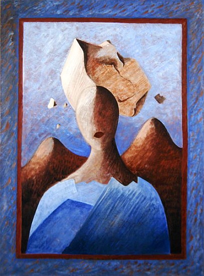 Ourao Poulis, 1994 (oil on paper)  von Marie  Hugo