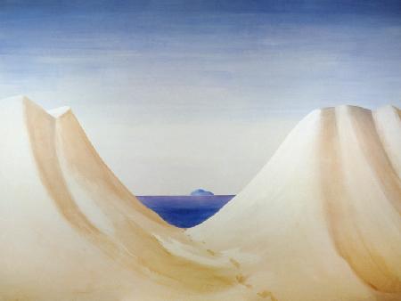 Les Dunes, 1987 (acrylic on canvas) 