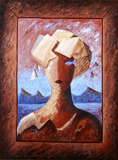Zoe du Desert, 1994 (oil on paper)  von Marie  Hugo