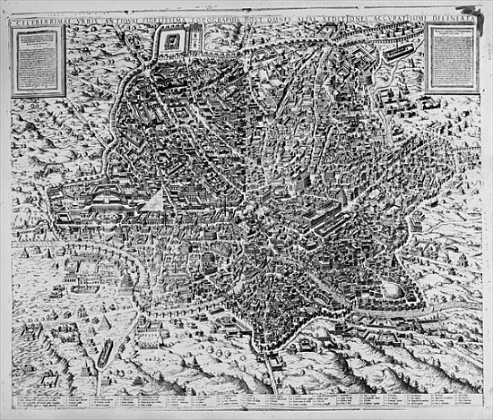 Map of Rome von Mario Cartaro