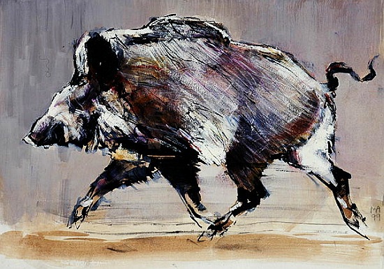 Running boar von Mark  Adlington