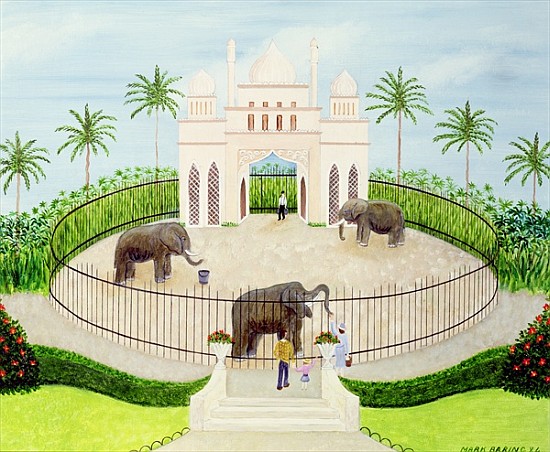 The Elephant House, 1984  von Mark  Baring