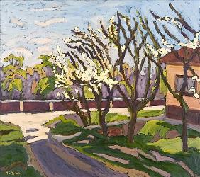 In Spring Light, 2008 (oil on board) 