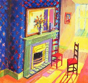 Moving In, 2000 (acrylic on canvas) 