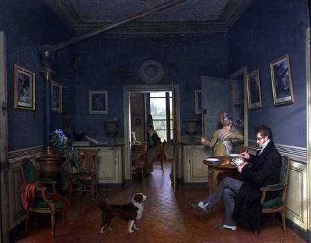 Interior of a Dining Room von Martin Drolling