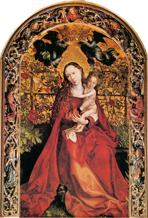 Madonna im Rosenhag von Martin Schongauer